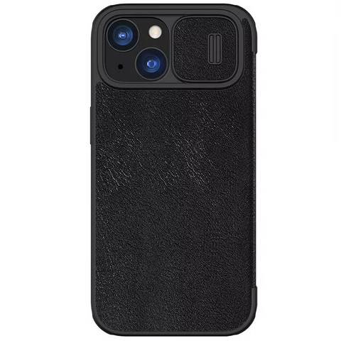 Zastitna maska (futrola) Nillkin Qin Pro - iPhone 15 6.1 crna.