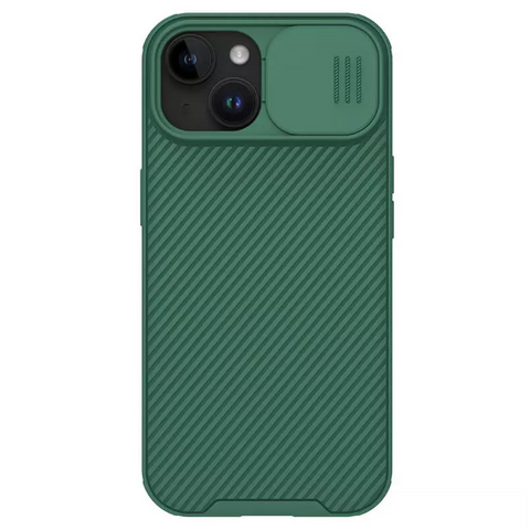 Zastitna maska (futrola) Nillkin CamShield Pro - iPhone 15 Plus zelena.