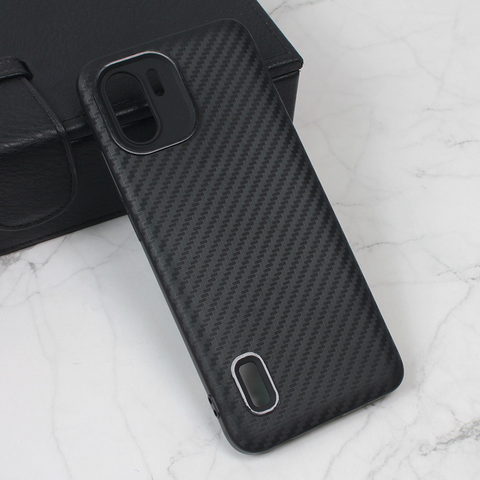 Zastitna maska (futrola) Carbon Stripe - Xiaomi Redmi A1 crna.