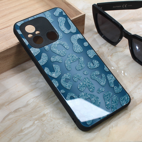 Zastitna maska (futrola) Shiny glass - Xiaomi Redmi 12C plava.