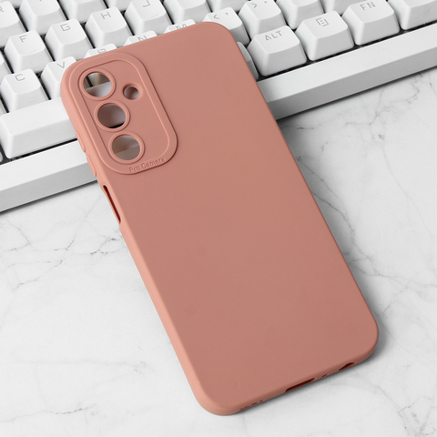 Zastitna maska (futrola) Silikon Pro Camera - Samsung A256B Galaxy A25 roze.
