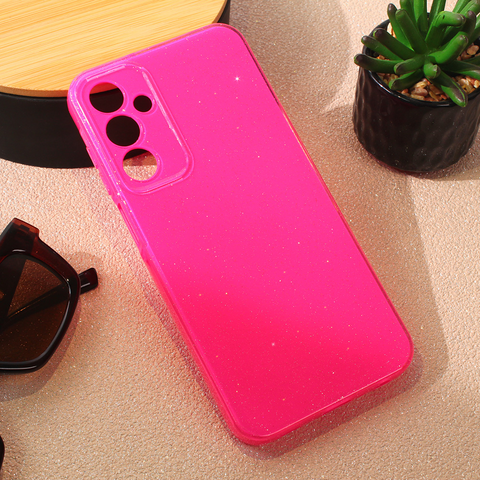 Zastitna maska (futrola) Sparkle Dust - Samsung A256 Galaxy A25 5G pink.