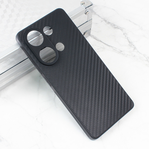Zastitna maska (futrola) Carbon fiber - Xiaomi Redmi Note 13 Pro 4G (EU) crna.