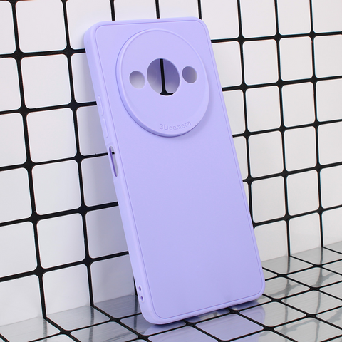 Zastitna maska (futrola) 3D Camera - Xiaomi Redmi A3 ljubicasta.