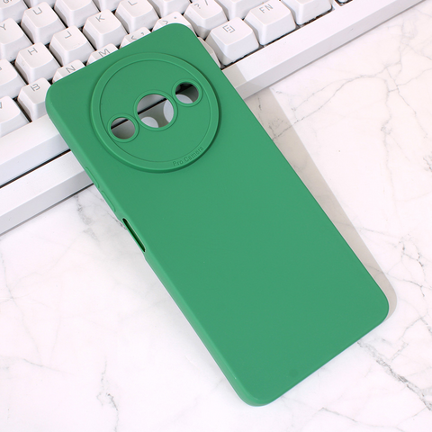 Zastitna maska (futrola) Silikon Pro Camera - Xiaomi Redmi A3 zelena.