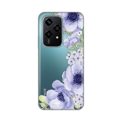 Zastitna ultra tanka (skin) maska / futrola PRINT - Huawei Honor 200 Lite Blue Roses.