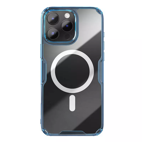 Zastitna maska (futrola) Nillkin Nature Pro Magnetic - iPhone 16 Pro plava.