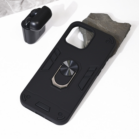 Zastitna maska (futrola) Hard Ring - iPhone 16 Pro Max 6.9 crna.