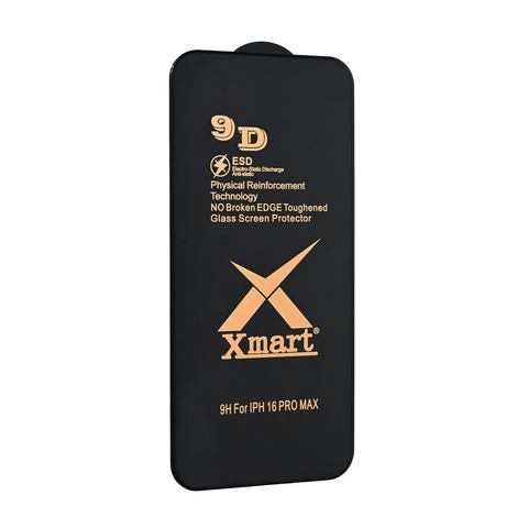 stitno Staklo Staklena folija (zastitno kaljeno staklo) za ekran X mart 9D - iPhone 16 Pro Max 6.9.