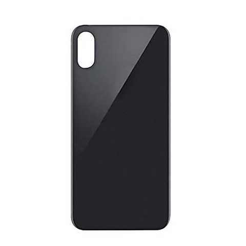Poklopac - Iphone X crni sa vecom rupom okular kamere (NO LOGO).