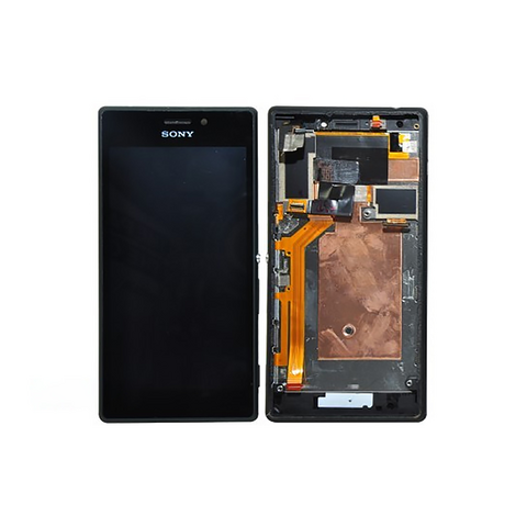 LCD displej (ekran) - Sony Xperia M2/D2303/D2305+touch screen+frame crni.