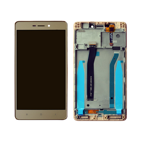 LCD displej (ekran) - Xiaomi Redmi 3+touch screen zlatni+frame.