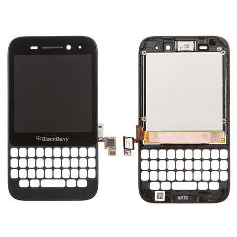 LCD displej (ekran) - Blackberry Q5+touch screen+frame crni high CHA.