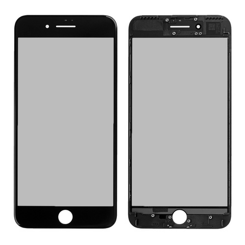 Staklo touchscreen-a+frame+OCA+polaritor - Iphone 7 Plus 5,5 crno CO.