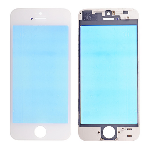 Staklo touchscreen-a+frame - Iphone 5 belo.