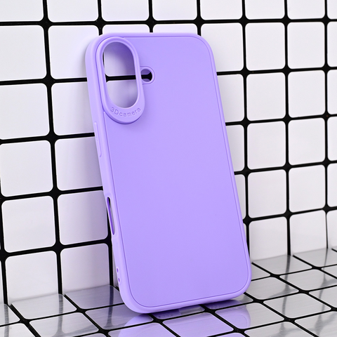 Zastitna maska (futrola) 3D Camera - iPhone 16 6.1 ljubicasta.