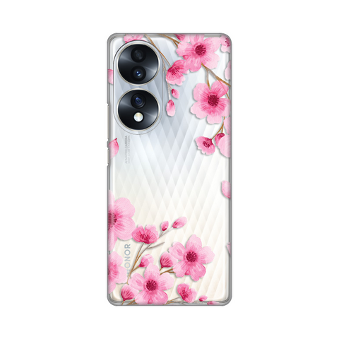 Zastitna ultra tanka (skin) maska / futrola PRINT - Huawei Honor 70 Rose flowers.