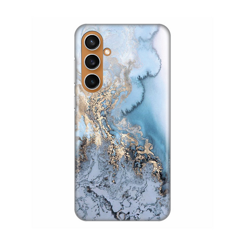 Zastitna silikonska maska (futrola) PRINT - Samsung S711 Galaxy S23 FE Blue Gold Marble.