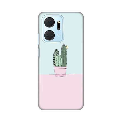 Zastitna silikonska maska (futrola) PRINT - Huawei Honor X7a Cactus.