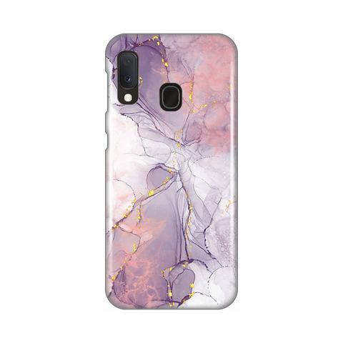 Zastitna silikonska maska (futrola) PRINT - Samsung A202 Galaxy A20E Pink Marble.