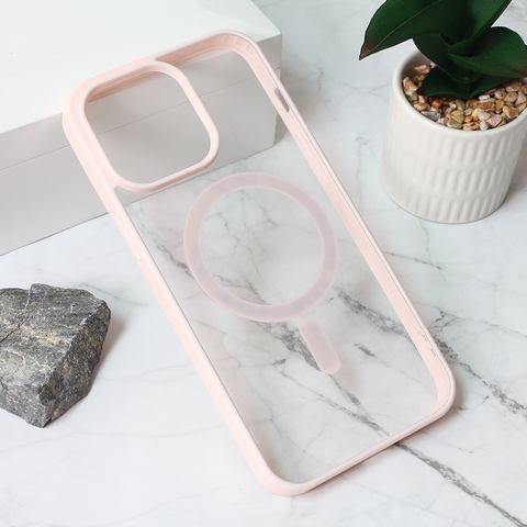 Zastitna maska (futrola) Magesafe - iPhone 15 Pro Max 6.7 roze.