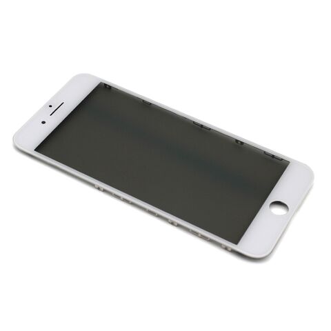 Staklo touchscreen-a - Iphone 8 Plus + okvir + OCA stiker + polaroid ORG (Crown Quality) beli (white) (MS).