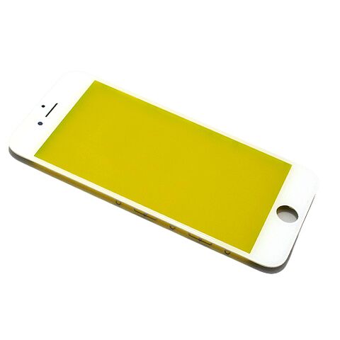 Staklo touchscreen-a - iPhone 8/SE (2020) sa frejmom beli (white) (MS).