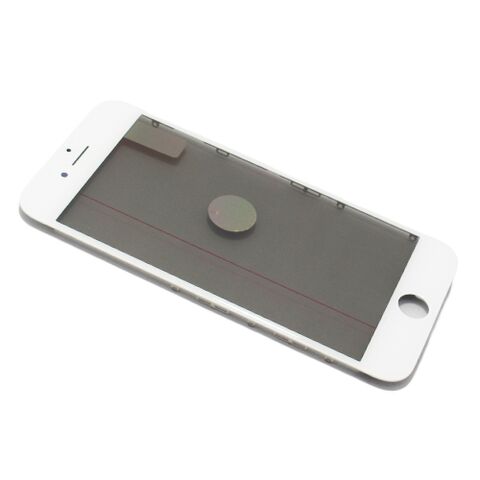 Staklo touchscreen-a - iPhone 8/SE (2020) sa frejmom + oca i polaroid beli (white) ORG (MS).