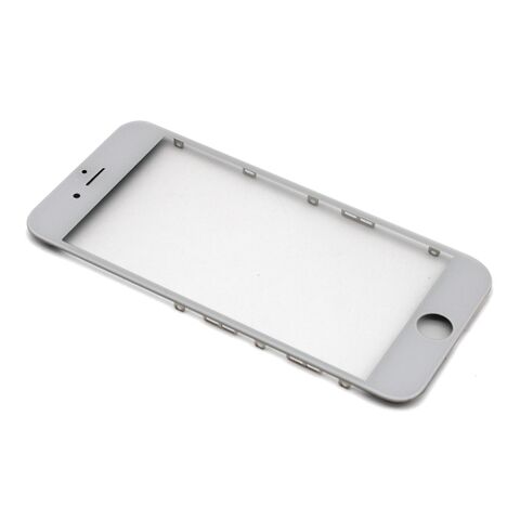 STAKLO touchscreen IPHONE 6G + okvir + OCA STICKER beli (white) (MS).