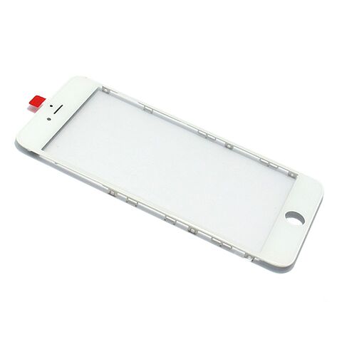 Staklo touchscreen-a - iPhone 6s Plus sa frejmom + oca beli (white) (MS).