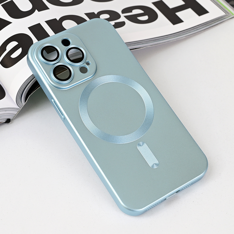 Zastitna maska (futrola) Magsafe Chrome - iPhone 13 Pro plava.