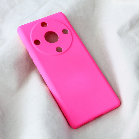 Zastitna maska (futrola) Teracell Soft Velvet - Huawei Honor Magic 5 Lite pink.