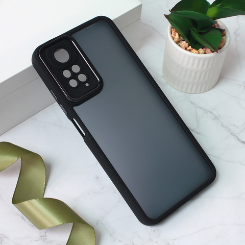 Zastitna maska (futrola) Shining Camera - Xiaomi Redmi Note 11/Redmi Note 11s crna.