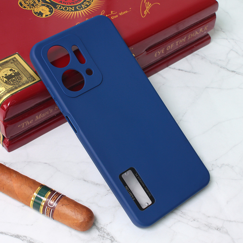Zastitna maska (futrola) Soft Silicone - Huawei Honor X7a plava.