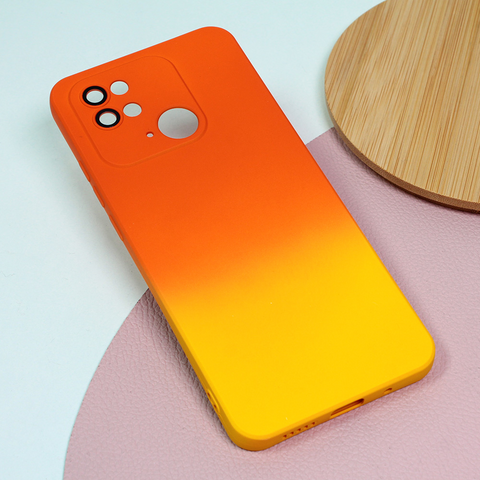 Zastitna maska (futrola) Rainbow Spring - Xiaomi Redmi 10C narandsto zuta.