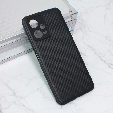 Zastitna maska (futrola) Carbon fiber - Xiaomi Redmi Note 12 5G (EU) crna.