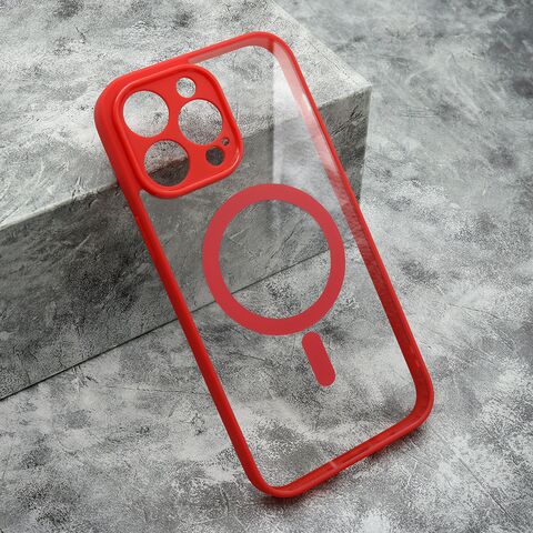Zastitna maska (futrola) MAGSAFE EDGE - iPhone 14 Pro Max (6.7) crvena (MS).