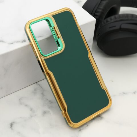 Zastitna maska (futrola) GOLD LUXE - Samsung A256 Galaxy A25 5G zelena (MS).