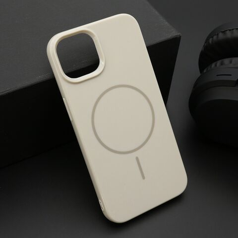 Zastitna maska (futrola) JELLY MagSafe - iPhone 14 (6.1) titanijum (MS).