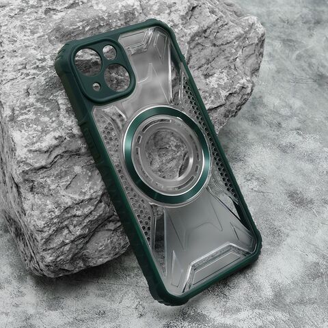 Zastitna maska (futrola) LENS MAGSAFE - iPhone 15 zelena (MS).