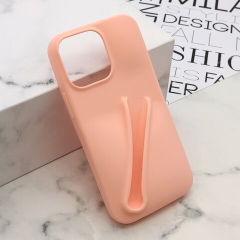 Zastitna maska (futrola) LIPSTICK - iPhone 15 Pro Max (6.7) roze (MS).