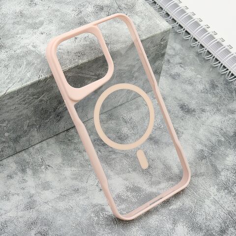 Zastitna maska (futrola) GRIP GUARD MagSafe - iPhone 15 Pro Max (6.7) roze (MS).