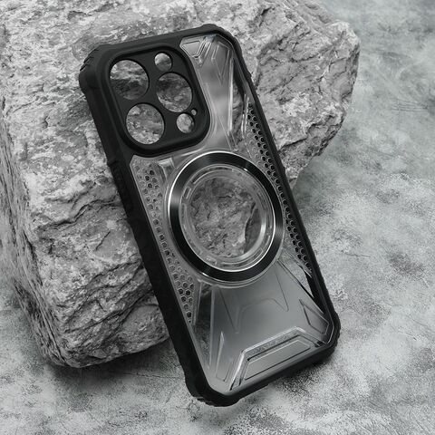 Zastitna maska (futrola) LENS MAGSAFE - iPhone 15 Pro (6.1) crna (MS).