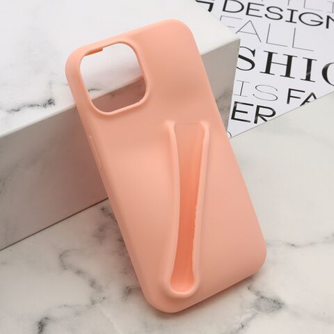 Zastitna maska (futrola) LIPSTICK - iPhone 13 (6.1) roze (MS).
