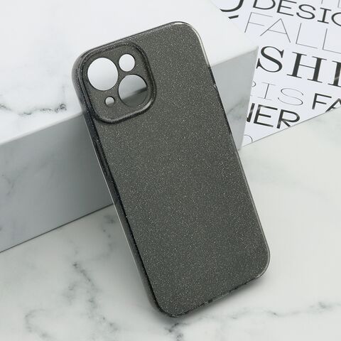 Zastitna maska (futrola) GLOW SHINING - iPhone 15 tamno siva (MS).