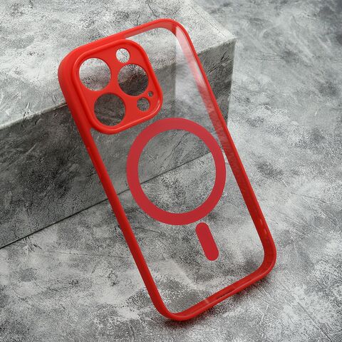Zastitna maska (futrola) MAGSAFE EDGE - iPhone 14 Pro (6.1) crvena (MS).