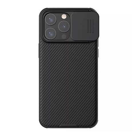 Zastitna maska (futrola) Nillkin Cam Shield Pro - iPhone 15 Pro (6.1) crna (MS).