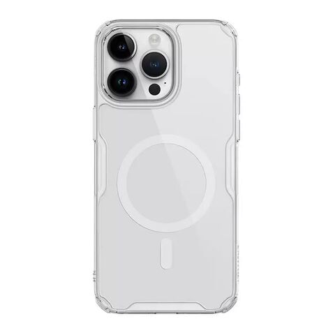 Zastitna maska (futrola) Nillkin Nature Pro Magnetic - iPhone 15 Pro (6.1) Transparent (MS).