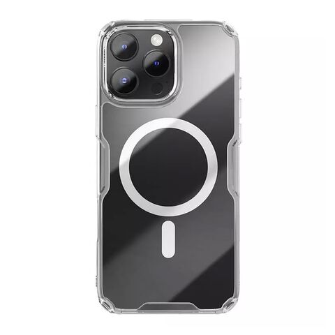 Zastitna maska (futrola) NILLKIN Nature Pro Magnetic - iPhone 16 Pro (6.3) bela (MS).