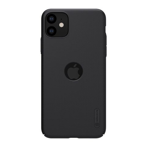 Zastitna maska (futrola) NILLKIN super frost - Iphone 11 crna (logo cut) (MS).